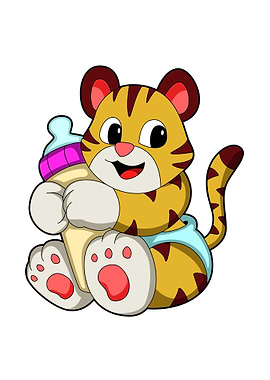 Tiger Baby Bottle