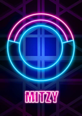 Mitzy Lightstick Neon art