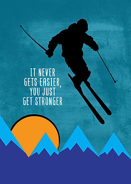 Ski Winter Sports Wall Art