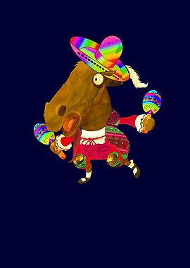 Gay Horse dance and shakes
