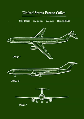 Boeing Airplane Patent