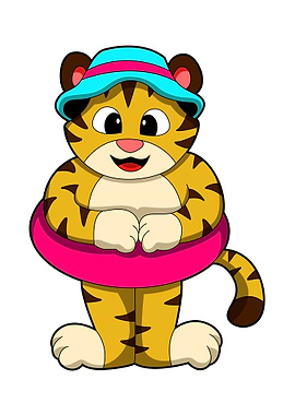 Tiger Swimming Swim ring