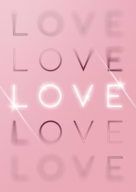 Love Motivational in Pink