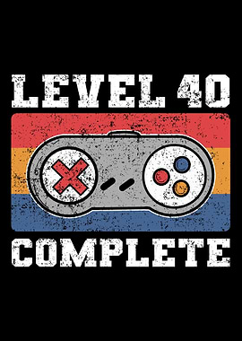 40 Jahre Geburtstag Gamer