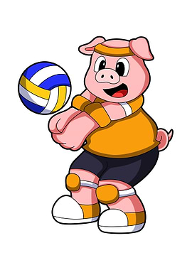 Pig Volleyball Sports