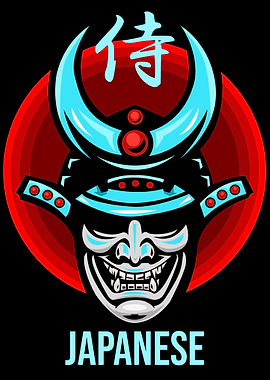 samurai head logo