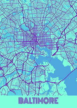 Baltimore Galaxy City Map