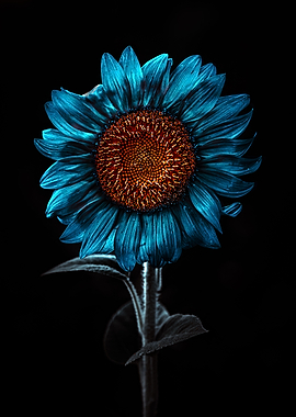 Azure sun flower