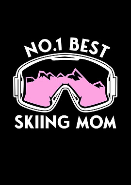 no1 best skiing mom