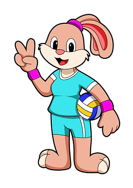 Rabbit Volleyball Sports