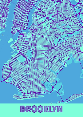 Brooklyn Galaxy City Map