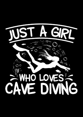 Cave Diving Girl Gifts