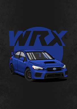 wrx sti dark blue