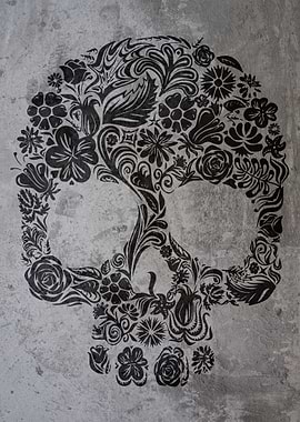 FLOWER SKULL