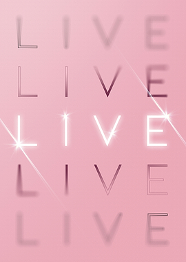 Live Motivational in Pink