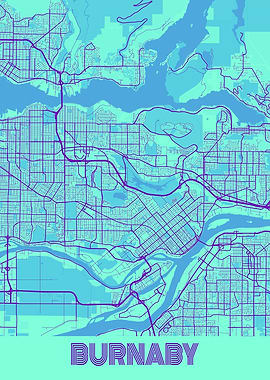 Burnaby Galaxy City Map