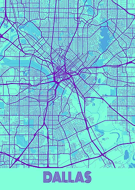 Dallas Galaxy City Map