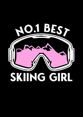 no1 best skiing girl