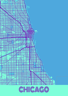 Chicago Galaxy City Map