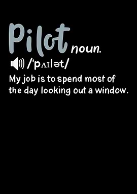 Pilot My Job Is To Spend