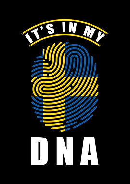 Sweden DNA Swedish Flag