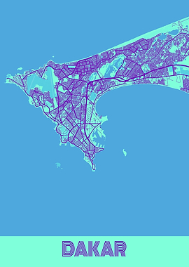 Dakar Galaxy City Map