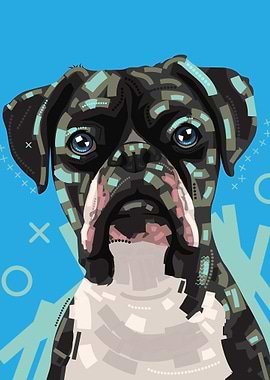Cute Dog Pop art
