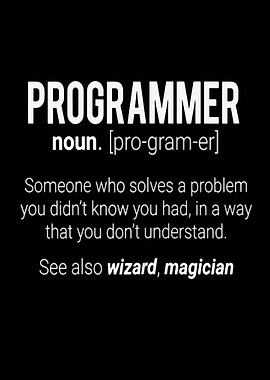 Programmer Noun Defintion