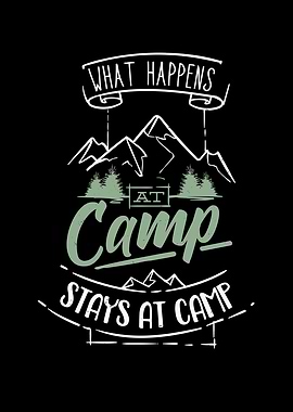 Camping Funny Camper