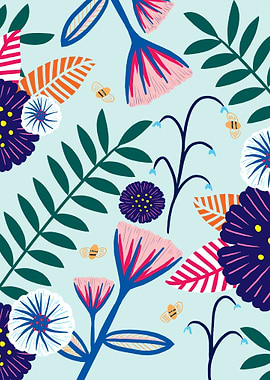 Bohemian Hippie Wildflower