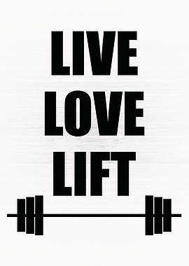 Live Love Lift Barbell