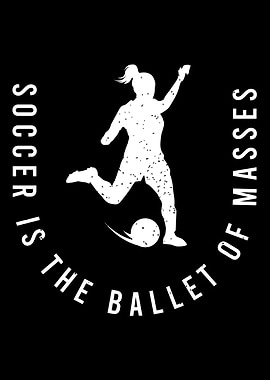 Girl Soccer Player Gift