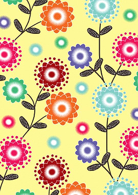 Bohemian Spring Flowers