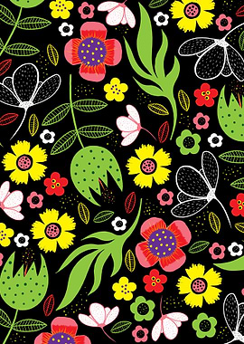 Bohemian Hippie Flowers