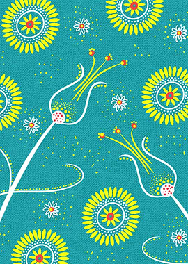 Stylised Bohemian Floral