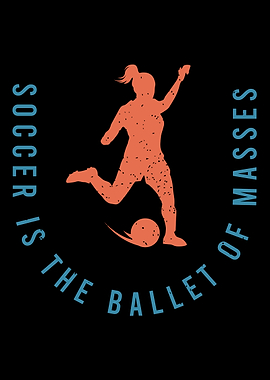 Woman Soccer Player Gift