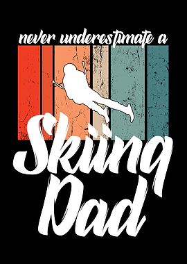 a skiing dad