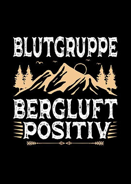 Blutgruppe Bergluft Berge