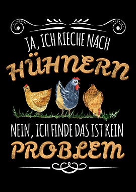 Landwirte Spruch Huehner