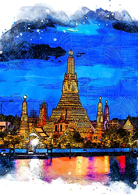 place in watercolors