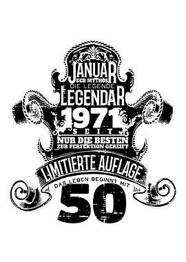 1971 Jahrgang Geschenk