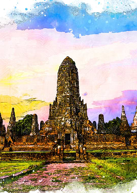 place in watercolors