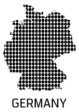 Germany Map abstract