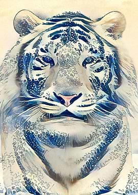The Great Wave Tiger