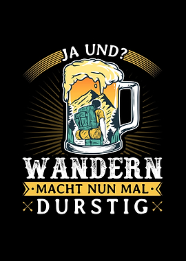 Wandern Macht Durstig