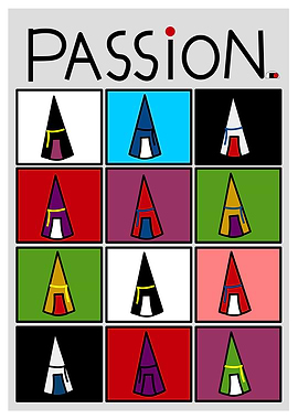 The colourful followers