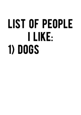 List of People I Like