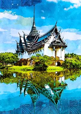 place in watercolors