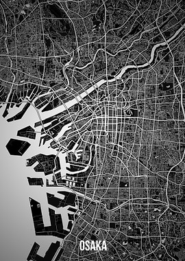 Osaka dark map