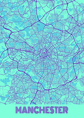 Manchester Galaxy City Map